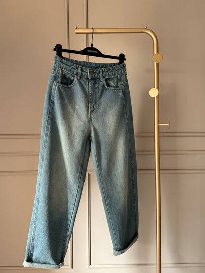 Jeans balloon denim chiaro