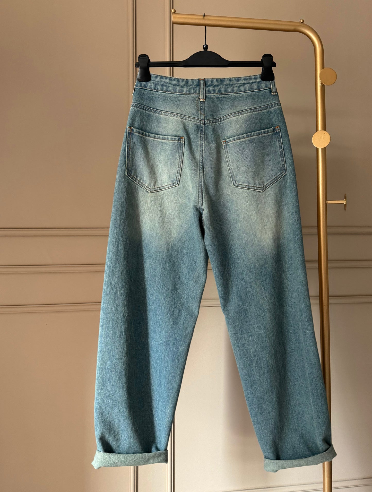 Jeans balloon denim chiaro